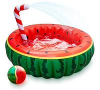 Paddling Pool, Inflatable Swimming Pool with Watermelon Design - Fun Outdoor Fountain Pool for Kids & Adults - Perfect Garden Pool for Summer Family Fun