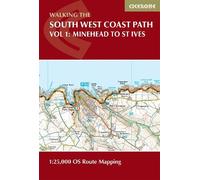 Paddy Dillon South West Coast Path Map Booklet - Vol 1: Minehead to (Tascabile)