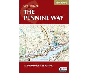 Paddy Dillon Walking the Pennine Way Map Booklet (Tascabile)