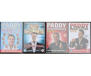PADDY MCGUINNESS complete collection 4 dvds: LIVE / SATURDAY NIGHT / ALL STAR BOLLS-UP / PLUS YOU