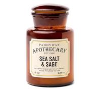 Paddywax Apothecary Collection, Candela in Barattolo, fragranza Sale Marino/Salvia, 226,8 g, Sea Salt/Sage, 230 g
