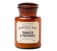 Paddywax Apothecary Collection, Candela in Barattolo, fragranza Sale Marino/Salvia, 226,8 g, Tobacco & Patchouli, 8-Ounce