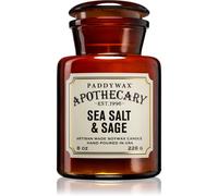 Paddywax Apothecary Sea Salt & Sage candela profumata 226 g