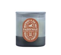 Paddywax Candele profumate Vista Collection, candela artigianale in vetro smerigliato, 340 g, rosmarino e sale marino