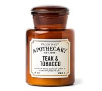 Paddywax Scented Candles - Candela per farmaci artigianali in teak e tabacco, 237 ml