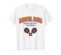 Padel Dad The Man, Mito e Leggenda - Regalo Divertente per i Padri Maglietta