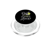 Padel divertente dicendo dov'è il pranzo PopSockets PopGrip per MagSafe
