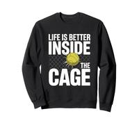 Padel Doppio Life Is Better Inside The Cage Padel Felpa