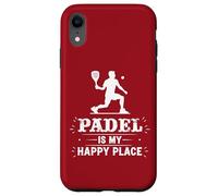 Padel è il mio posto felice Custodia per iPhone XR