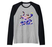 Padel Gatto al Volo Maglia con Maniche Raglan