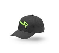 PADEL MI AMOR Cappellino Padel Unisex IT, Testo, Taglia Unica, Nero (Logo Lime)