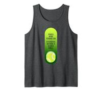 Padel Mini Tennis su Steroidi Divertente Giocatore di Sport Paddle Canotta, Uomo, Grigio Scuro, L