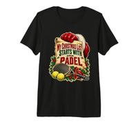 Padel Natale Lista dei Desideri Maglietta Premium