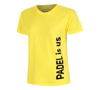 Padel - Point Is Us Maglietta Donna Giallo, Nero