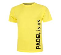 Padel - Point Is Us Maglietta Uomini Giallo, Nero