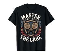 Padel Sport Retro Funny Master of The Cage da Uomo Maglietta