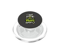 Padel Tennis Mangia, Dormi, Ripeti Giocatore Di Padel PopSockets PopGrip per MagSafe