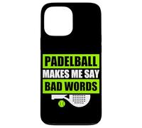 Padelball makes me say bad words divertente padelball giocatore Custodia per iPhone 13 Pro Max