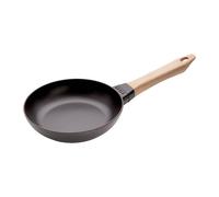 Staub Padella 40511-950-0 in ghisa con manico in legno 20 cm Nero Opaco
