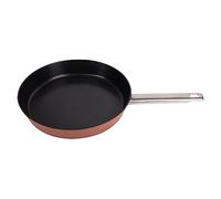 San Ignacio Agros - 28 cm Pan - Prodotto in alluminio forgiato - Quannium di Whitford interno - rivestimento nero - Esterno in terracotta - Induzione - Long Mango Lisbona Chapa