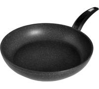 Moneta Hercules Padella Antiaderente Stone, Alluminio Rivestito, Nero, 30 cm