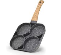 Padella 4 Fori Antiaderente Rivestimento In Pietra Per Cucina Casa Uova Crepes