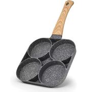 Padella a 4 Fori Antiaderente Rivestimento In Pietra Per Cucina Casa Uova Crepes