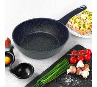 Padella Alkoy Antiaderente Pietra 30 cm Padelle 4 mm di Spessore Tegame Friggere
