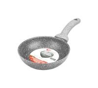 Padella Antiaderente Pietra 16 cm Antigraffio CUORE DI PIETRA Accademia Mugnano