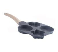 星姿 Padella antiaderente, design 4 in 1 di separazione, nessuna miscelazione degli odori, design inferiore più profondo, design con foro per appendere il manico, per fornelli elettrici e a gas a