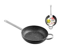Padella Antiaderente Family Stone Cm 30 + Manico Argento Home