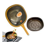 Padella antiaderente per cucinare, distribuzione uniforme del calore con design ergonomico, pentole versatili per cucine interne, grigliate all'aperto, viaggi in campeggio, uso domestico, tutti i