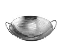 Padella antiaderente professionale in acciaio inossidabile con struttura a pettine miele padella antiaderente per pasta, bistecca e ramen pentole da campeggio
