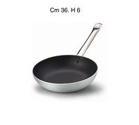 Pentole Agnelli Padella Fasa Basic Antiaderente Professionale Fondo ad Induzione 36 cm