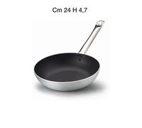 Pentole Agnelli Padella Fasa Basic antiaderente fondo per induzione professionale 24 cm