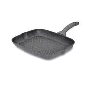 Padella Bistecchiera Antiaderente Cuore di Pietra 26 x 33 cm Accademia Mugnano