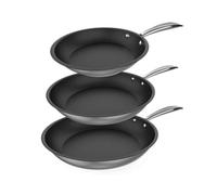 Cecotec Set di padelle Polka Classy 20-24-28 Bucket Set Steel Diametro 20-24-28 cm, Acciaio Inox 18/10, Rivestimento Antiaderente, Manico Rivettato, Adatto a tutti i tipi di Cucina