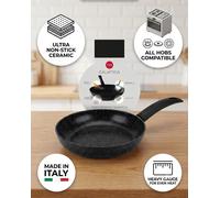 PADELLA CM 20 RIVESTIMENTO CERAMICO SERIE GALATTICA RESISTENTE AI GRAFFI by TVS