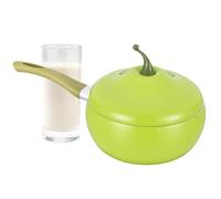 Padella con coperchio, pentola di cottura in casseruola - Pentola da cucina a forma di frutta - Padella con fondo spesso multiuso, fornello antiaderente a fuoco basso per inscatolare, bollire, a fuoco