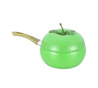 Padella Con Coperchio Pratico E Multiuso Antiaderente A Forma Di Frutto | Pentola Con Fondo Per Cucina Domestica, Ristorante, Pasta, Zuppa, Spaghetti, Brodi E Risotti Mela G