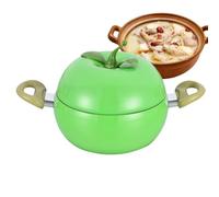Padella Con Coperchio Pratico, Multiuso, Antiaderente, Fruttiforme | Pentola Con Fondo Per Cucina Domestica, Ristorante, Pasta, Zuppa, Spaghetti, Brodi E Risotti Mela B