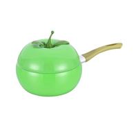 Padella con coperchio pratico, versatile e multifunzionale, | Pentola da cucina ideale per pasta, zuppa, spaghetti, cucina casa e ristorante mela G