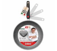 Padella Cuore di Pietra 32 cm Induzione Manico Pieghevole