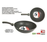Padella Cuore Di Pietra cm 32-28 Saltapasta AM048855 ACCADEMIA Mugnano