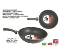Padella Cuore Di Pietra cm 32-28 Saltapasta AM048855 ACCADEMIA Mugnano