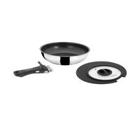 PADELLA DA CAMPEGGIO BRUNNER "ACADEMY PAN Ø 22" CON COPERCHIO E MANICO STACCA...