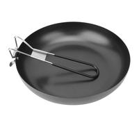 Padella da campeggio, unica compatibile con il riscaldamento, padella per cucinare all'aperto con design leggero e portatile, compatibile co