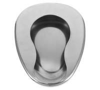 Padella da in Acciaio Inox Portatile per Donne Allettate | Design Ergonomico, Uso Versatile, per Ospedali, Case di Assistenza Notturna, Colore Argento