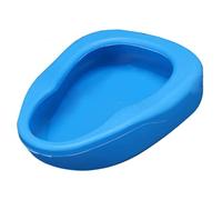 Padella da letto per uomini e donne, padella in PP liscia a prova di fuoriuscite da 13x10 pollici per strutture di assistenza domiciliare e infermieristica per anziani