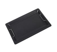 Padella di frittura per barbecue antiaderente 45x30 cm strumento di piastra barbecue resistente per cuoce elettriche a gas perfette per la cucina intrattenere Aqiong